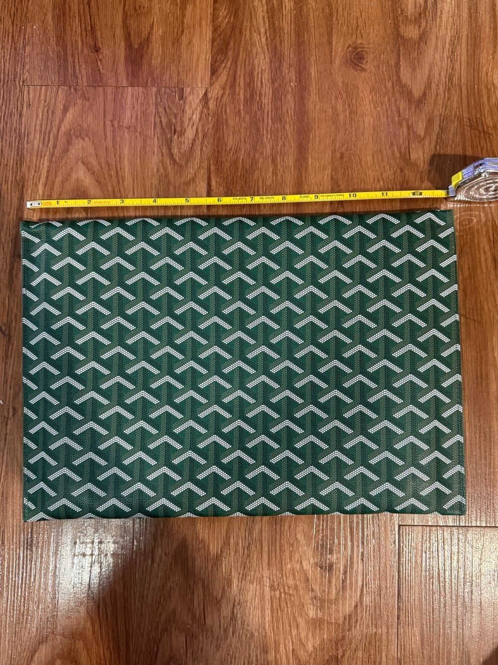 Custom Green Monogram Computer Pouch - Picture 2 of 4